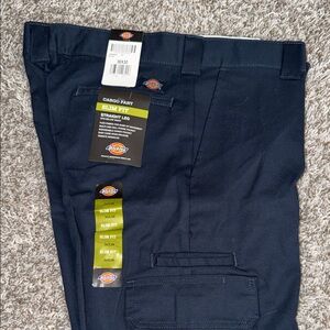 Dickies 36x30 Men's Dark Blue Cargo Pants